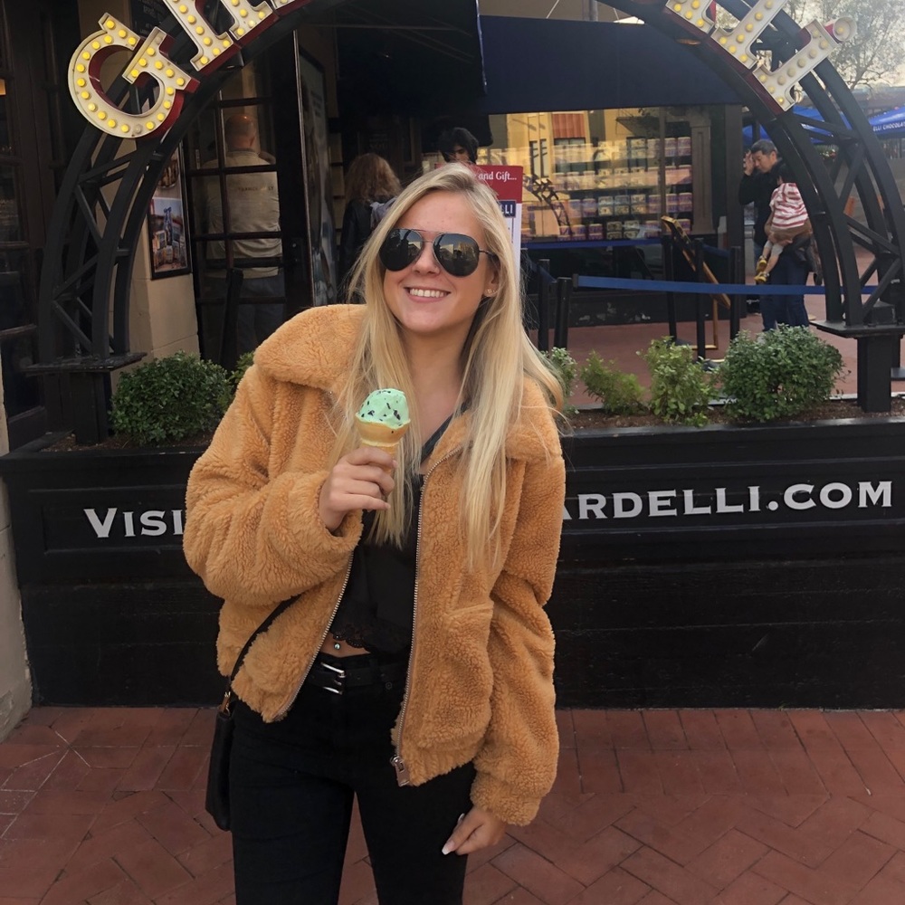 urban outfitters teddy jacket